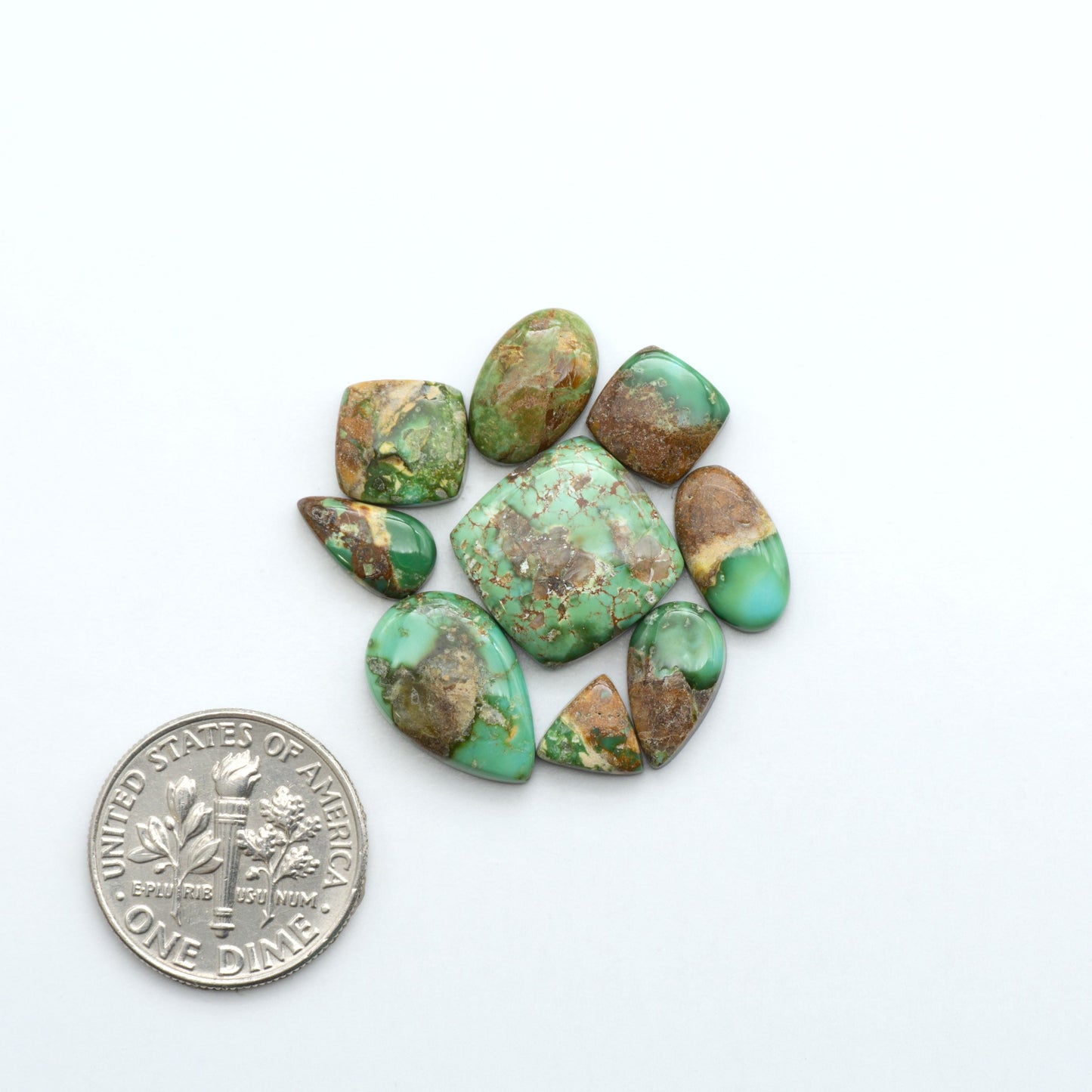 Sonoran Mountain Turquoise showcases a stunning blend of blue and green hues and natural patterns that make it a must-have for any jewelry collection.
