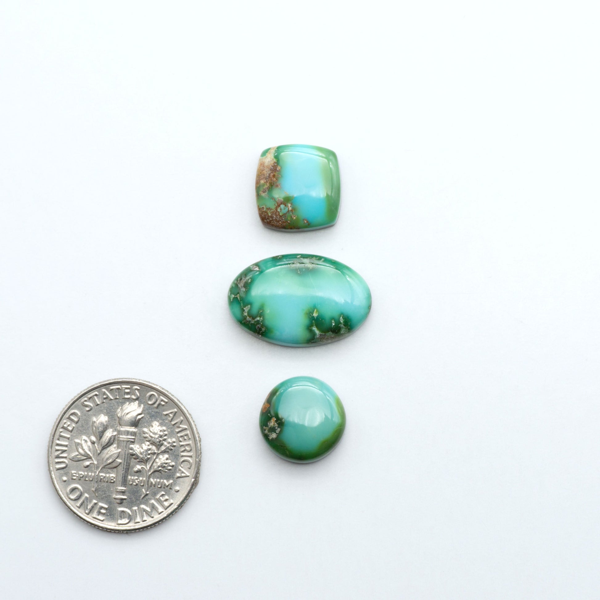 Sonoran Mountain Turquoise showcases a stunning blend of blue and green hues and natural patterns that make it a must-have for any jewelry collection.