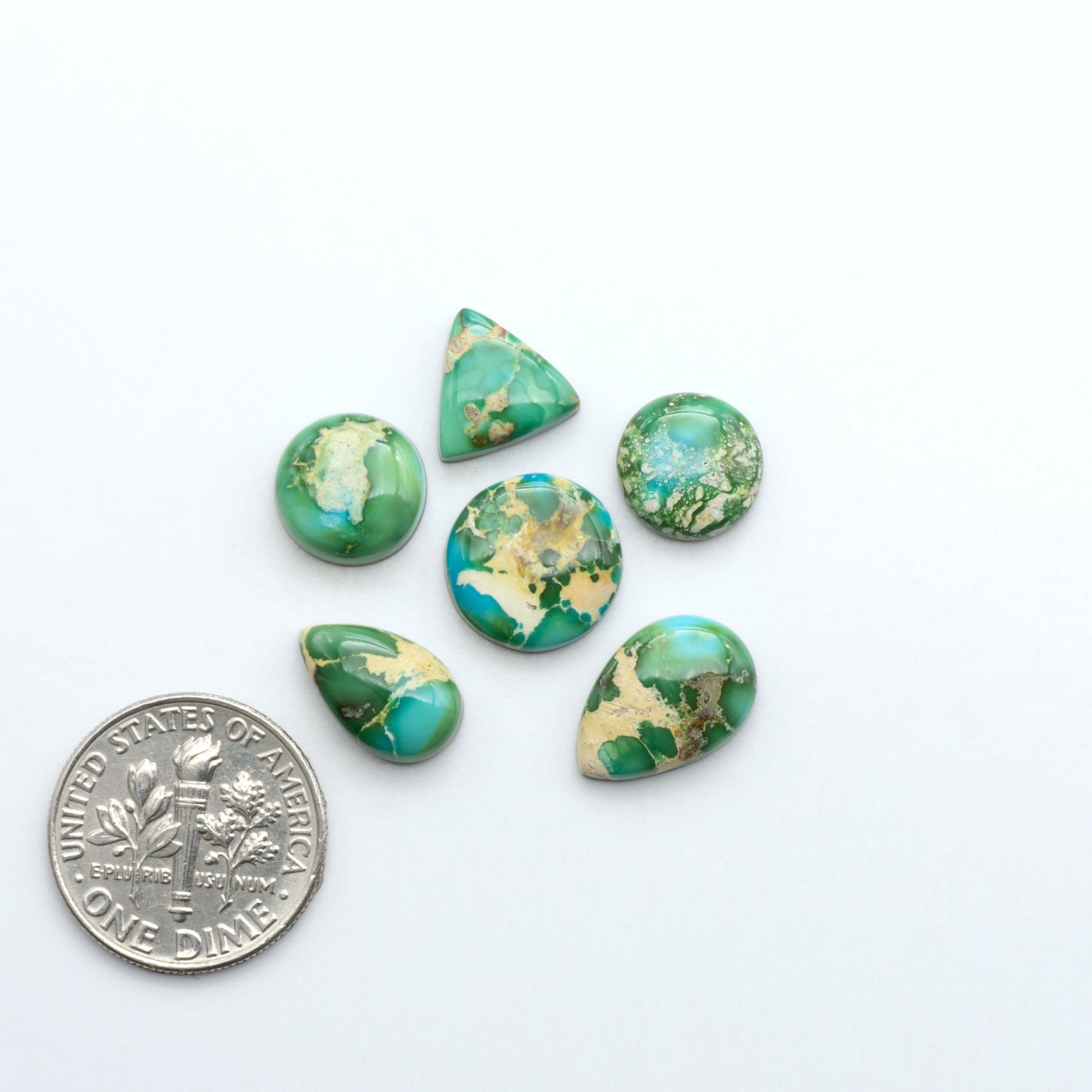 Sonoran Mountain Turquoise showcases a stunning blend of blue and green hues and natural patterns that make it a must-have for any jewelry collection.