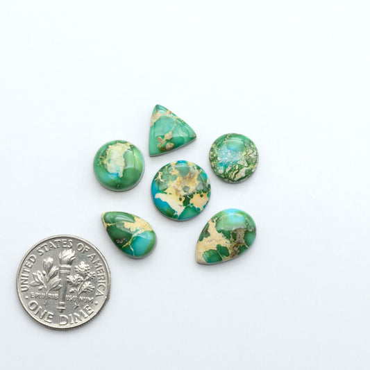 Sonoran Mountain Turquoise showcases a stunning blend of blue and green hues and natural patterns that make it a must-have for any jewelry collection.