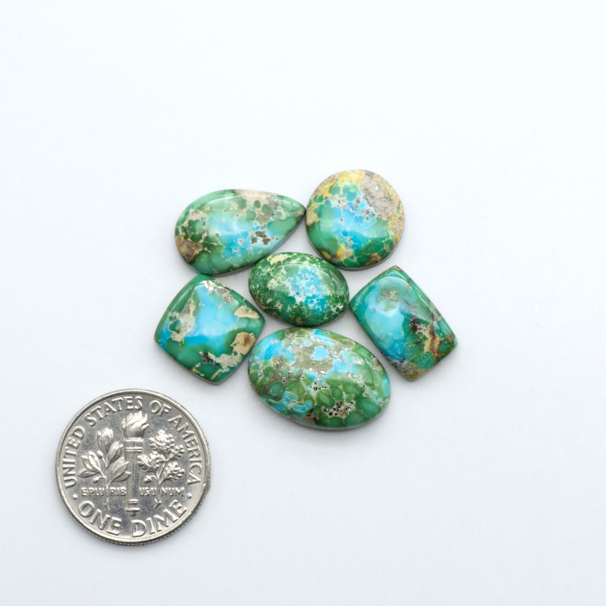 Sonoran Mountain Turquoise showcases a stunning blend of blue and green hues and natural patterns that make it a must-have for any jewelry collection.