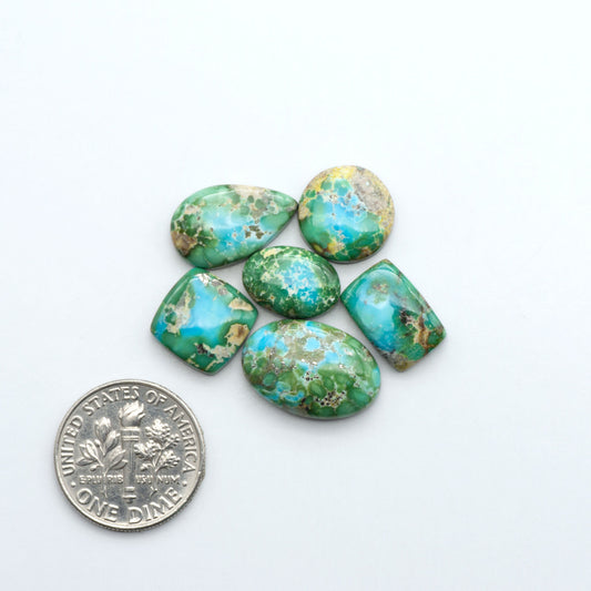 Sonoran Mountain Turquoise showcases a stunning blend of blue and green hues and natural patterns that make it a must-have for any jewelry collection.