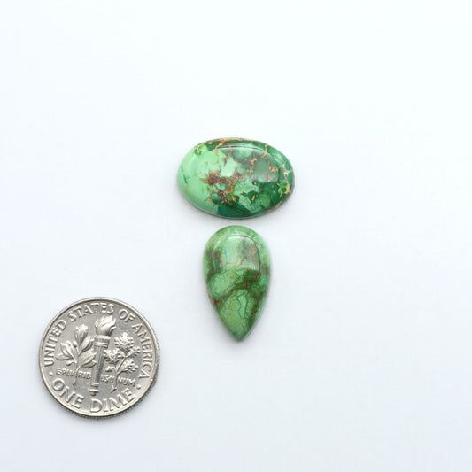 Sonoran Mountain Turquoise showcases a stunning blend of blue and green hues and natural patterns that make it a must-have for any jewelry collection.
