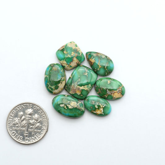 Sonoran Mountain Turquoise showcases a stunning blend of blue and green hues and natural patterns that make it a must-have for any jewelry collection.