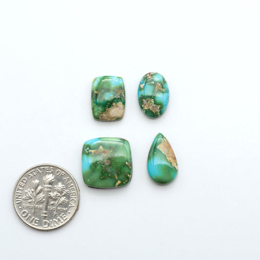 Sonoran Mountain Turquoise showcases a stunning blend of blue and green hues and natural patterns that make it a must-have for any jewelry collection.