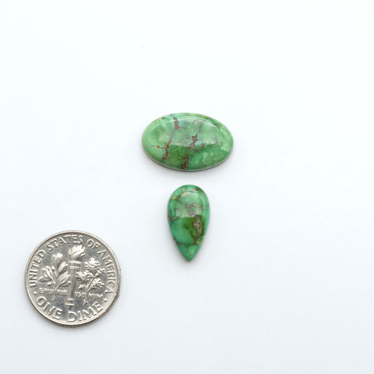 Sonoran Mountain Turquoise showcases a stunning blend of blue and green hues and natural patterns that make it a must-have for any jewelry collection.