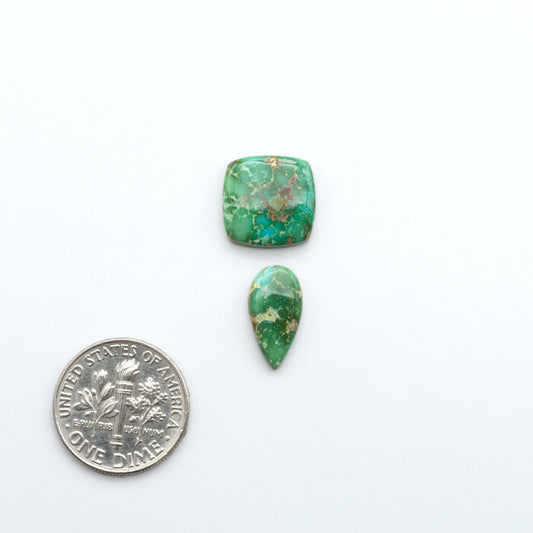 Sonoran Mountain Turquoise showcases a stunning blend of blue and green hues and natural patterns that make it a must-have for any jewelry collection.