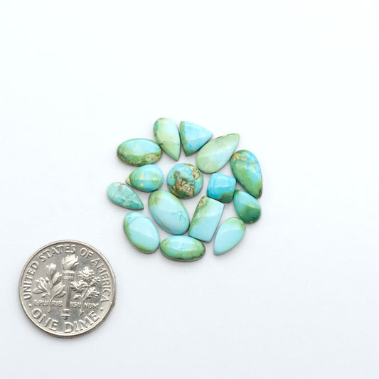 Sonoran Mountain Turquoise showcases a stunning blend of blue and green hues and natural patterns that make it a must-have for any jewelry collection.