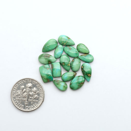 Sonoran Mountain Turquoise showcases a stunning blend of blue and green hues and natural patterns that make it a must-have for any jewelry collection.