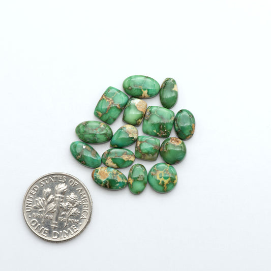 Sonoran Mountain Turquoise showcases a stunning blend of blue and green hues and natural patterns that make it a must-have for any jewelry collection.