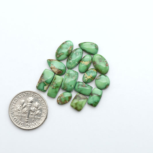 Sonoran Mountain Turquoise showcases a stunning blend of blue and green hues and natural patterns that make it a must-have for any jewelry collection.