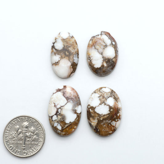 Wild Horse Cabochon are a magnificent addition to any collection. Natural magnesite stones feature a design that will add beauty to any jewelry design.