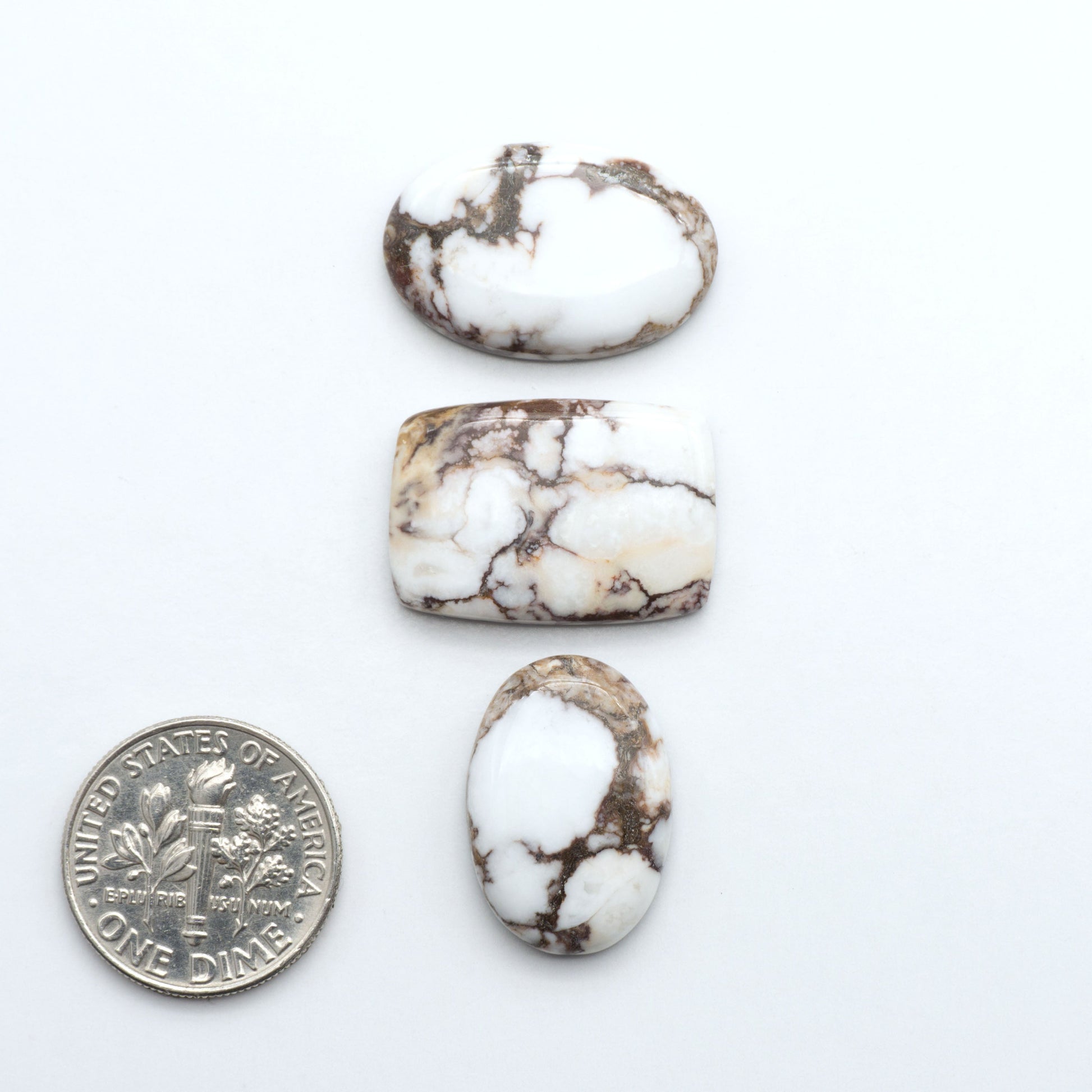 Wild Horse Cabochon are a magnificent addition to any collection. Natural magnesite stones feature a design that will add beauty to any jewelry design.