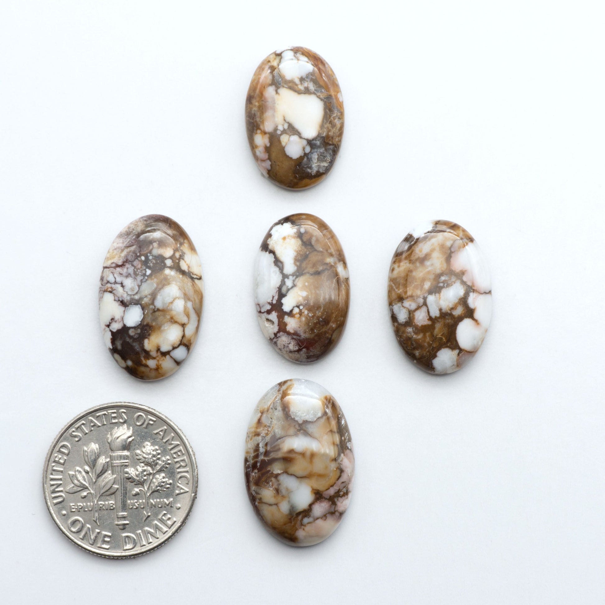 Wild Horse Cabochon are a magnificent addition to any collection. Natural magnesite stones feature a design that will add beauty to any jewelry design.