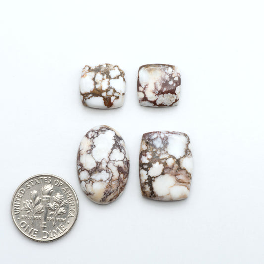 Wild Horse Cabochon are a magnificent addition to any collection. Natural magnesite stones feature a design that will add beauty to any jewelry design.