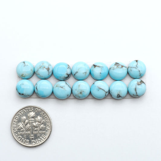 Enhance your jewelry designs with Pressed Turquoise Nugget Cabochons. Crafted from composite materials they add a captivating touch to your creations.