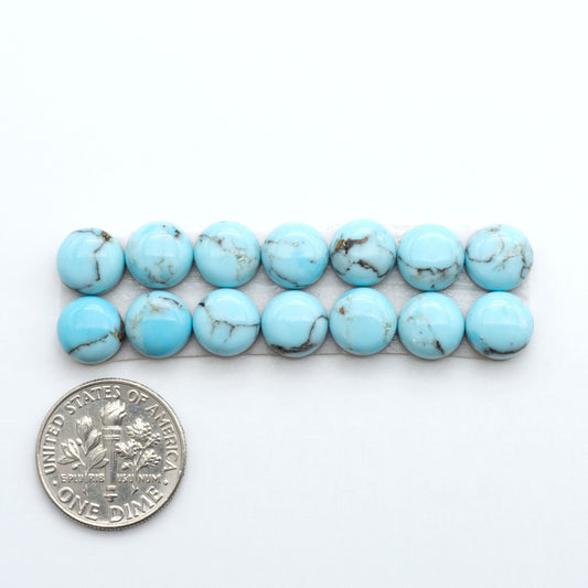 Enhance your jewelry designs with Pressed Turquoise Nugget Cabochons. Crafted from composite materials they add a captivating touch to your creations.