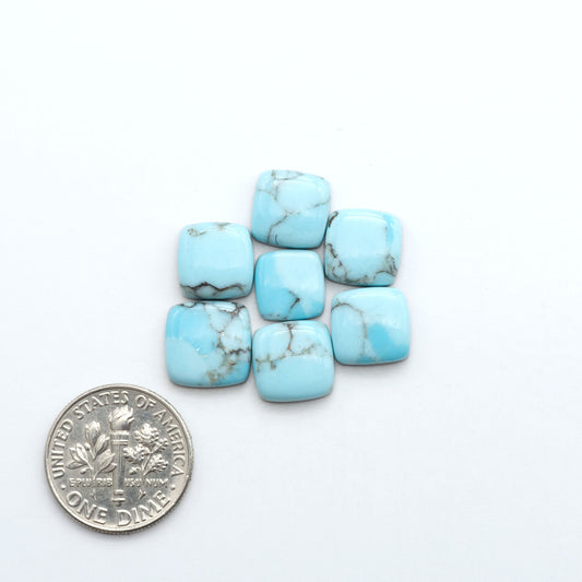 Enhance your jewelry designs with Pressed Turquoise Nugget Cabochons. Crafted from composite materials they add a captivating touch to your creations.