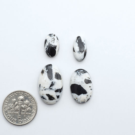 White Buffalo Stone Cabochons