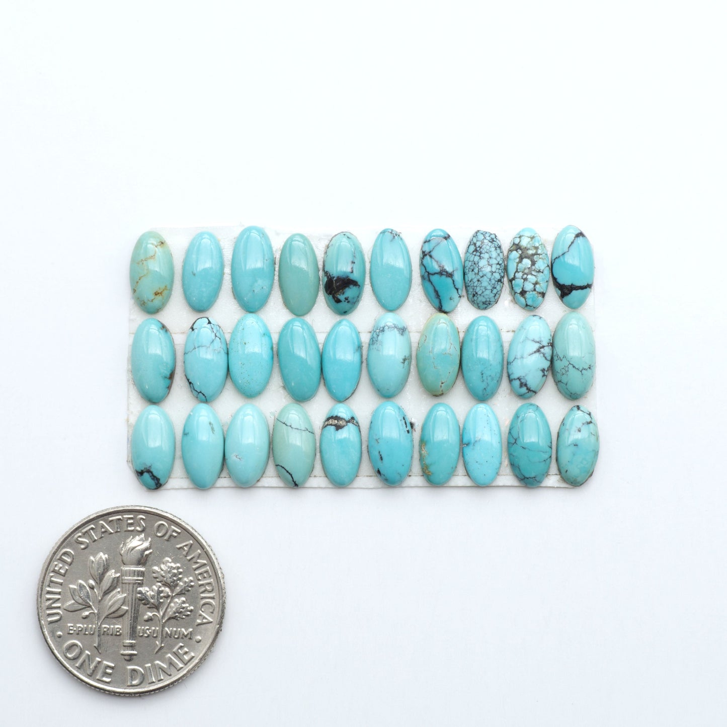Hubei Cloud Mtn Turquoise is a highly sought-after gemstone known for its color and unique matrix patterns. Add a touch of elegance to your jewelry collection.