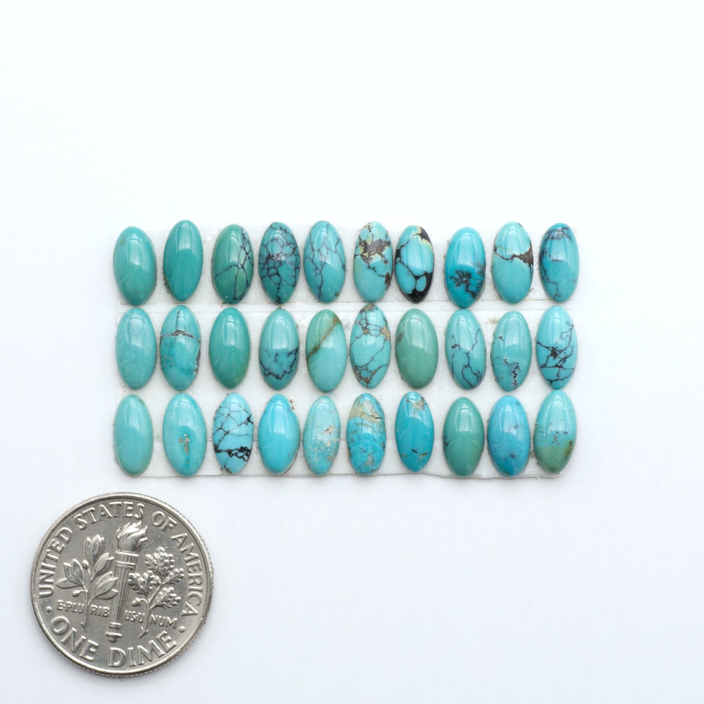 Hubei Cloud Mtn Turquoise is a highly sought-after gemstone known for its color and unique matrix patterns. Add a touch of elegance to your jewelry collection.