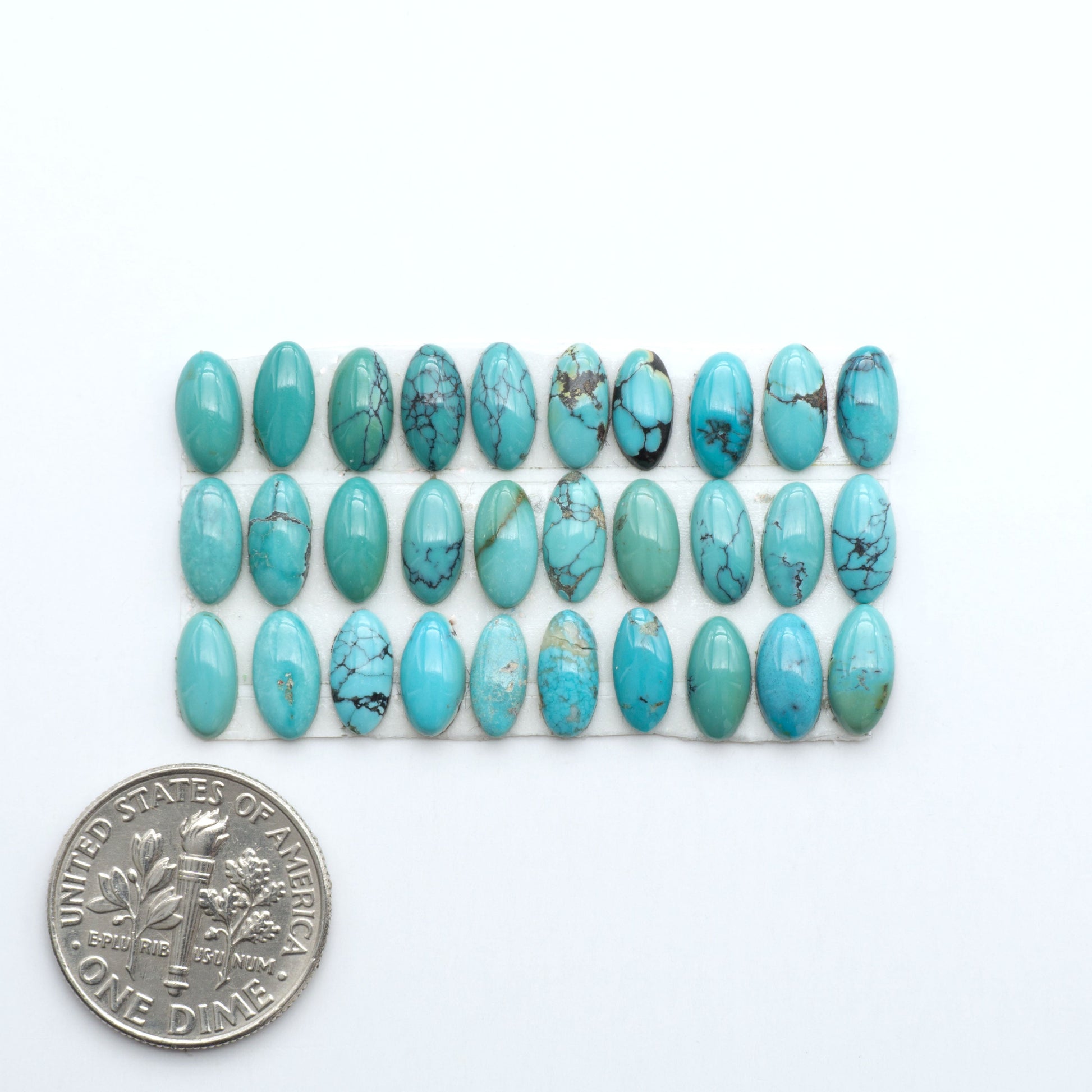 Hubei Cloud Mtn Turquoise is a highly sought-after gemstone known for its color and unique matrix patterns. Add a touch of elegance to your jewelry collection.