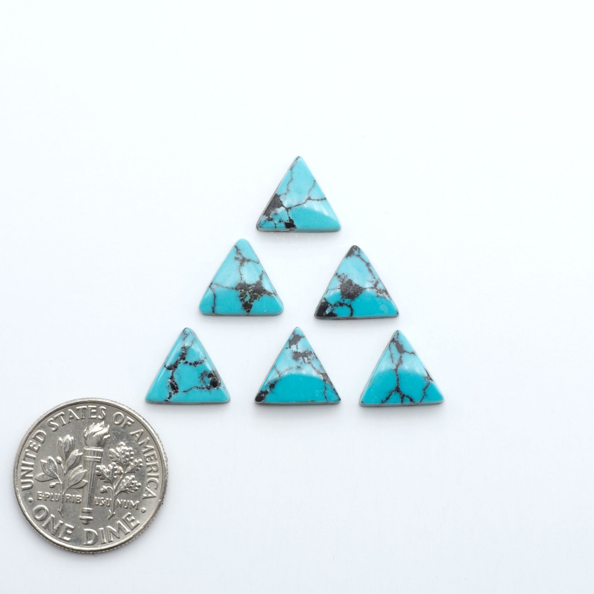 Hubei Cloud Mtn Turquoise is a highly sought-after gemstone known for its color and unique matrix patterns. Add a touch of elegance to your jewelry collection.