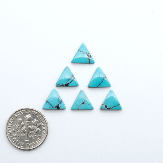 Hubei Cloud Mtn Turquoise is a highly sought-after gemstone known for its color and unique matrix patterns. Add a touch of elegance to your jewelry collection.