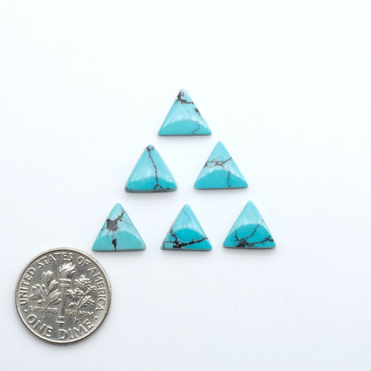 Hubei Cloud Mtn Turquoise is a highly sought-after gemstone known for its color and unique matrix patterns. Add a touch of elegance to your jewelry collection.