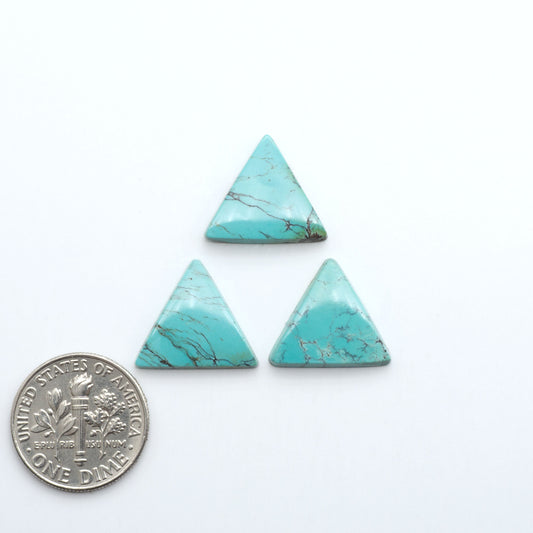 Hubei Cloud Mtn Turquoise is a highly sought-after gemstone known for its color and unique matrix patterns. Add a touch of elegance to your jewelry collection.