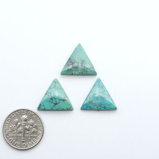 Hubei Cloud Mtn Turquoise is a highly sought-after gemstone known for its color and unique matrix patterns. Add a touch of elegance to your jewelry collection.