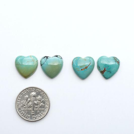 Hubei Cloud Mtn Turquoise is a highly sought-after gemstone known for its color and unique matrix patterns. Add a touch of elegance to your jewelry collection.