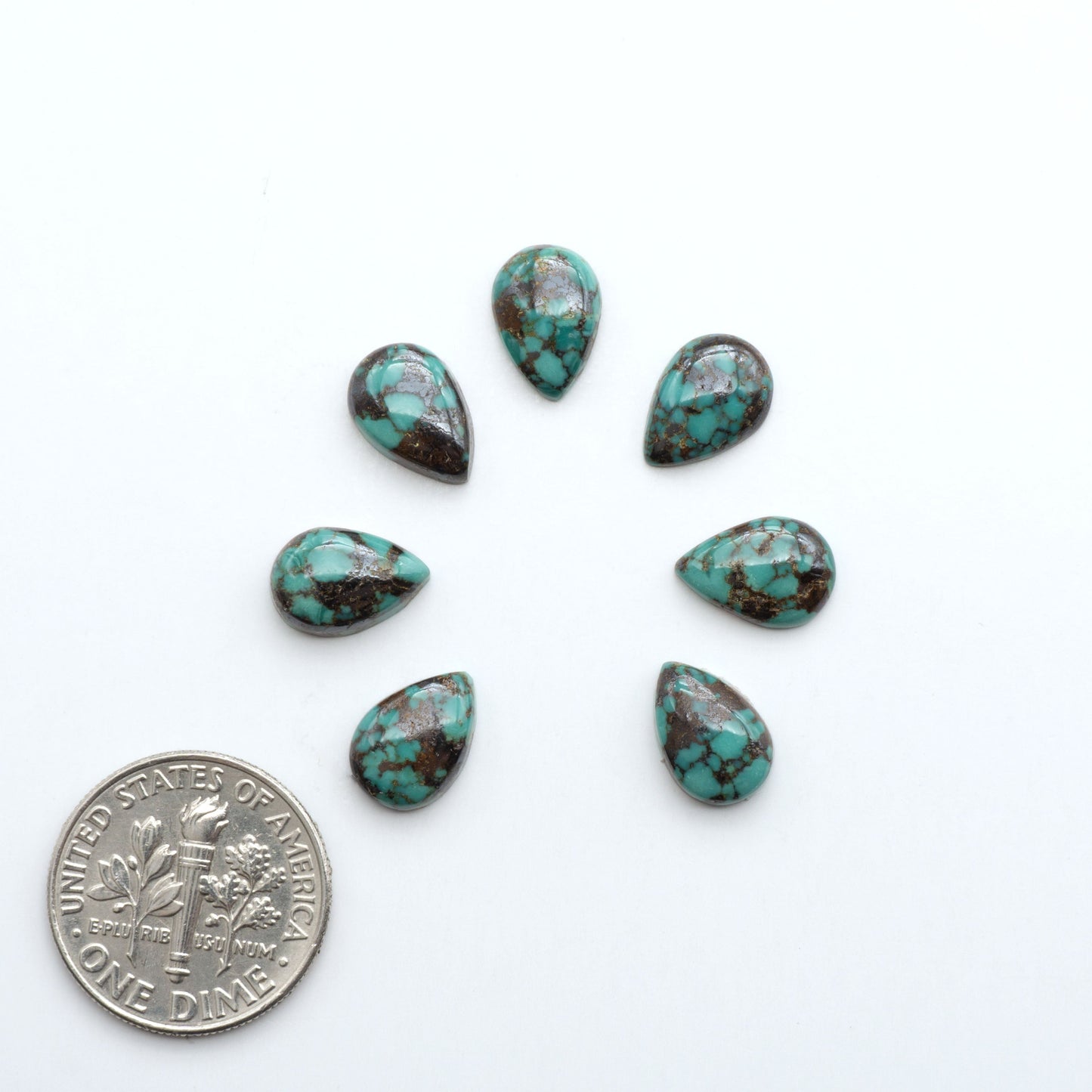 Hubei Cloud Mtn Turquoise is a highly sought-after gemstone known for its color and unique matrix patterns. Add a touch of elegance to your jewelry collection.