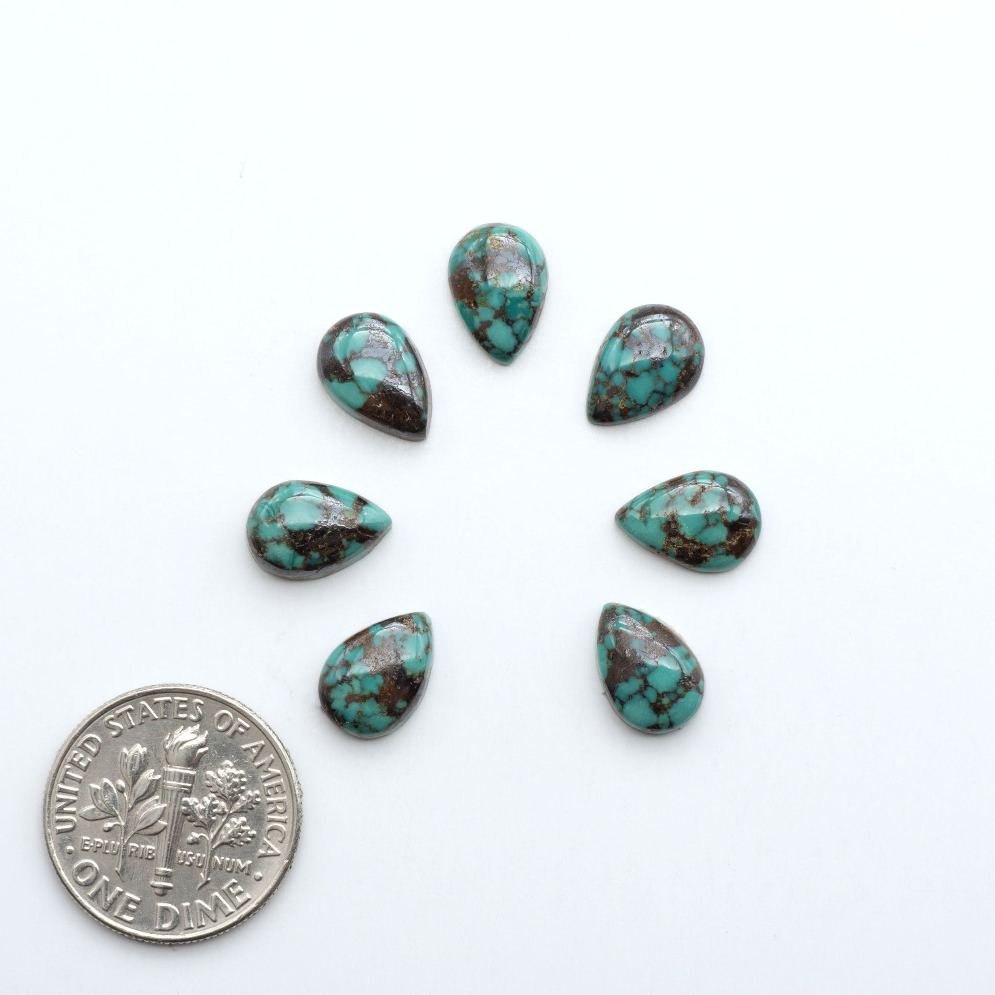 Hubei Cloud Mtn Turquoise is a highly sought-after gemstone known for its color and unique matrix patterns. Add a touch of elegance to your jewelry collection.