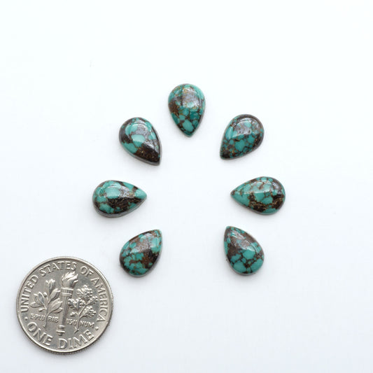 Hubei Cloud Mtn Turquoise is a highly sought-after gemstone known for its color and unique matrix patterns. Add a touch of elegance to your jewelry collection.