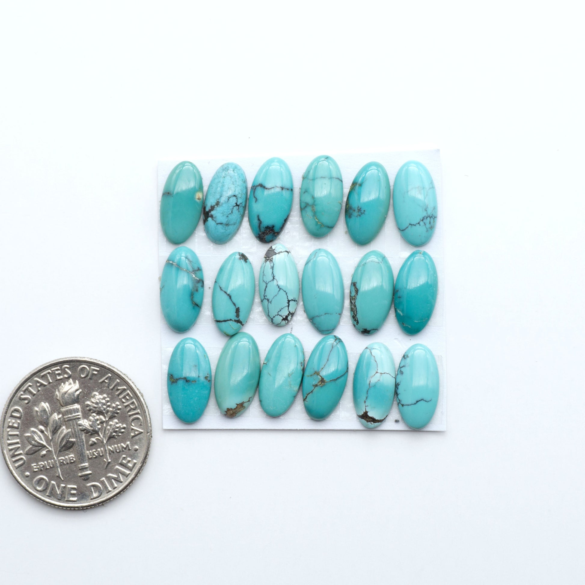 Hubei Cloud Mtn Turquoise is a highly sought-after gemstone known for its color and unique matrix patterns. Add a touch of elegance to your jewelry collection.