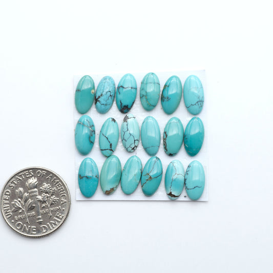 Hubei Cloud Mtn Turquoise is a highly sought-after gemstone known for its color and unique matrix patterns. Add a touch of elegance to your jewelry collection.