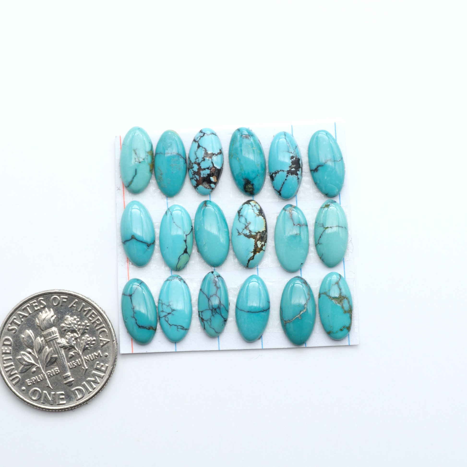 Hubei Cloud Mtn Turquoise is a highly sought-after gemstone known for its color and unique matrix patterns. Add a touch of elegance to your jewelry collection.