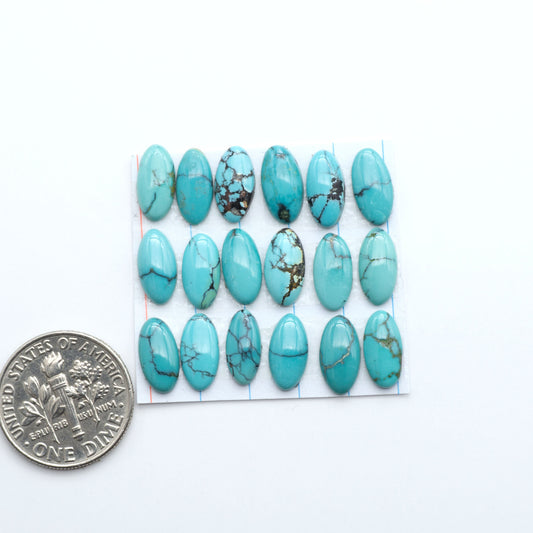 Hubei Cloud Mtn Turquoise is a highly sought-after gemstone known for its color and unique matrix patterns. Add a touch of elegance to your jewelry collection.