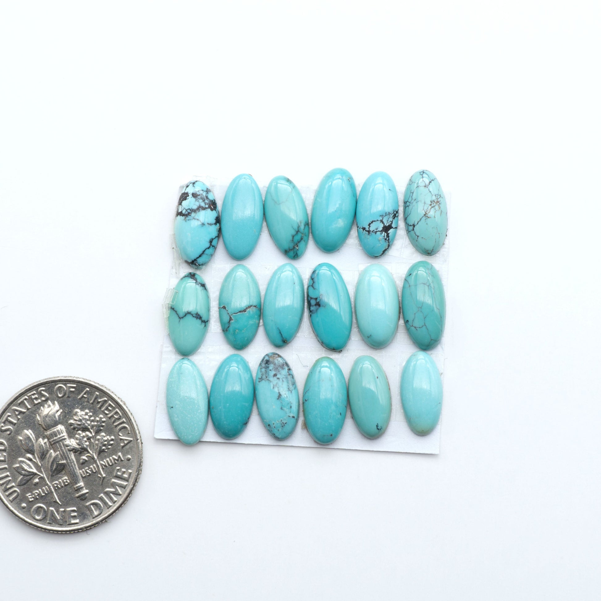 Hubei Cloud Mtn Turquoise is a highly sought-after gemstone known for its color and unique matrix patterns. Add a touch of elegance to your jewelry collection.