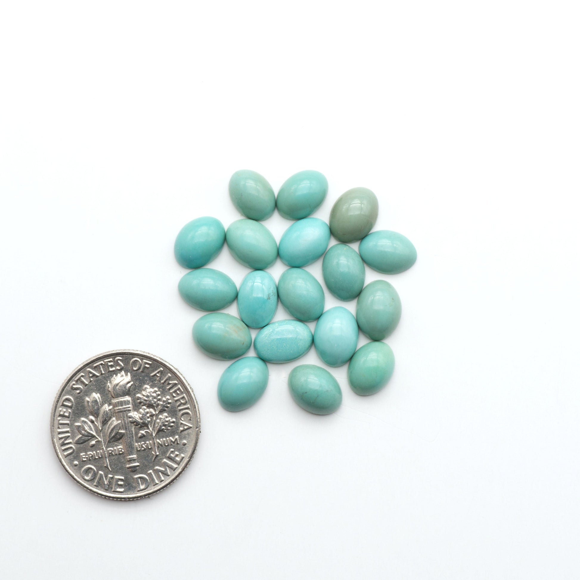 Shop Australian Variscite cabochons with natural matrix patterns, ideal for silversmiths and jewelry makers creating custom rings and pendants.