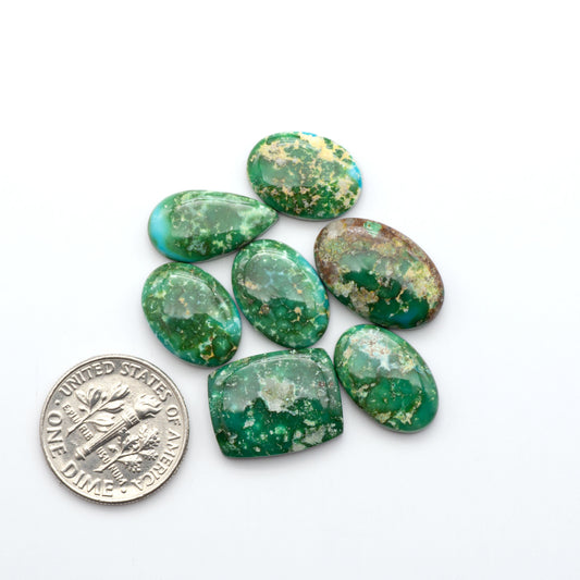 Sonoran Mountain Turquoise showcases a stunning blend of blue and green hues and natural patterns that make it a must-have for any jewelry collection.
