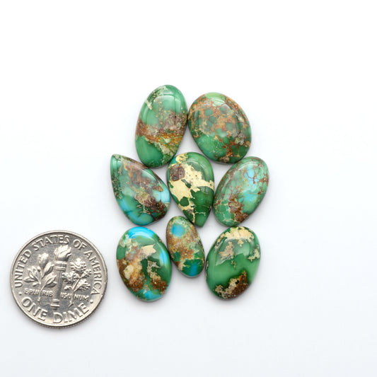 Sonoran Mountain Turquoise showcases a stunning blend of blue and green hues and natural patterns that make it a must-have for any jewelry collection.