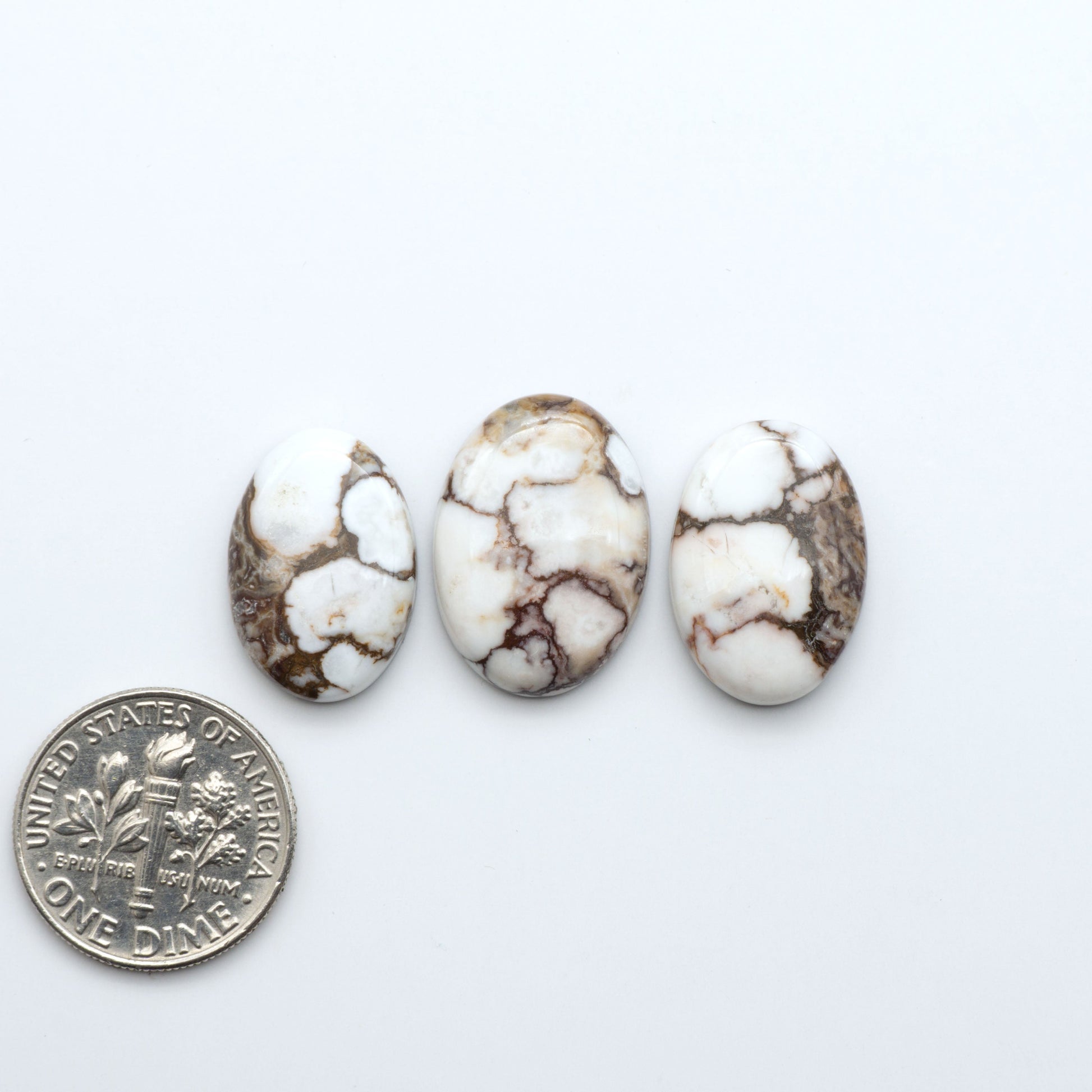Wild Horse Cabochon are a magnificent addition to any collection. Natural magnesite stones feature a design that will add beauty to any jewelry design.