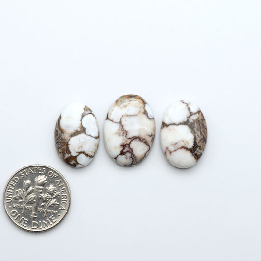 Wild Horse Cabochon are a magnificent addition to any collection. Natural magnesite stones feature a design that will add beauty to any jewelry design.