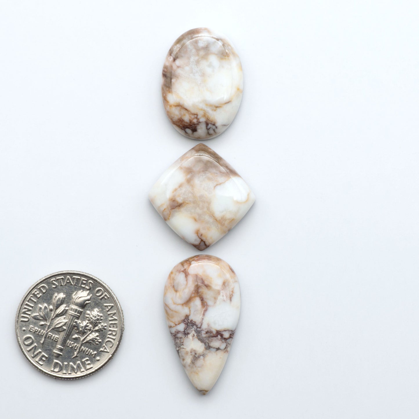 Wild Horse Cabochon are a magnificent addition to any collection. Natural magnesite stones feature a design that will add beauty to any jewelry design.