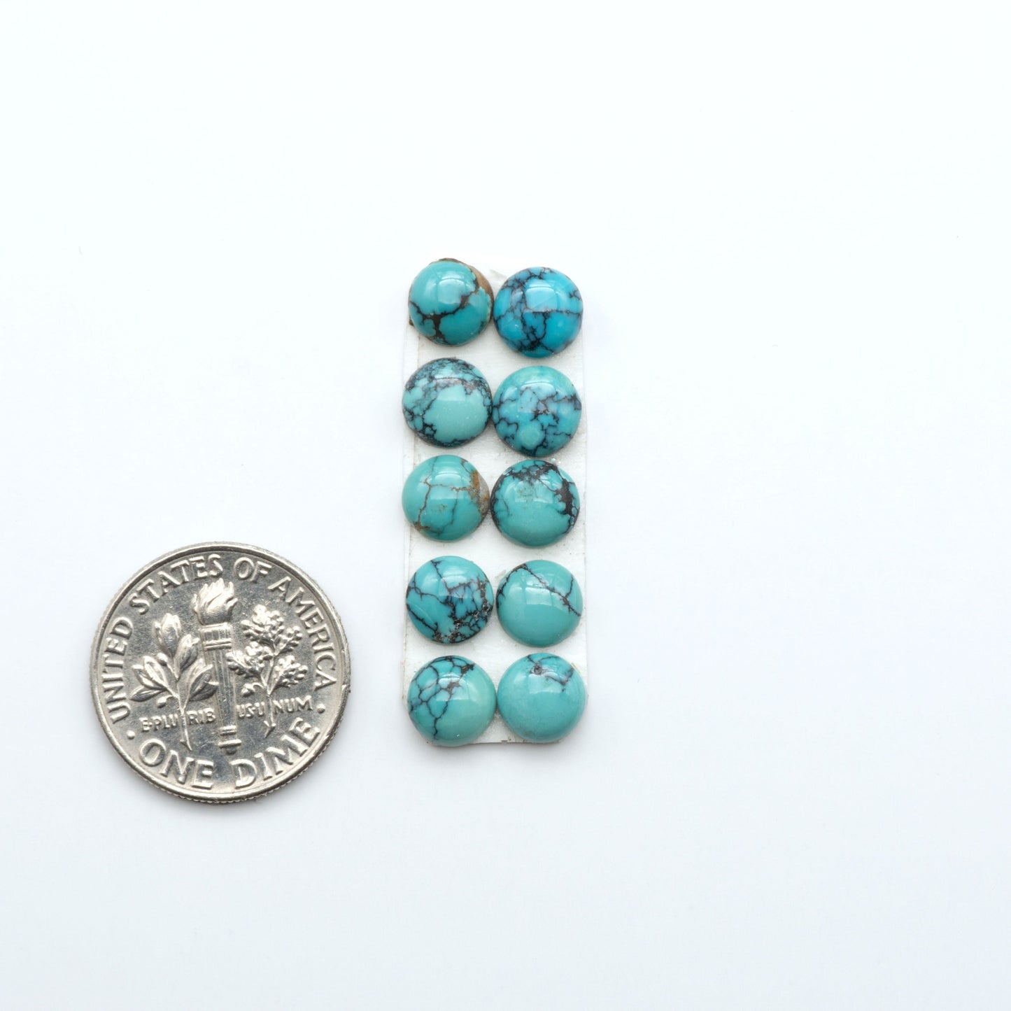 Hubei Cloud Mtn Turquoise is a highly sought-after gemstone known for its color and unique matrix patterns. Add a touch of elegance to your jewelry collection.