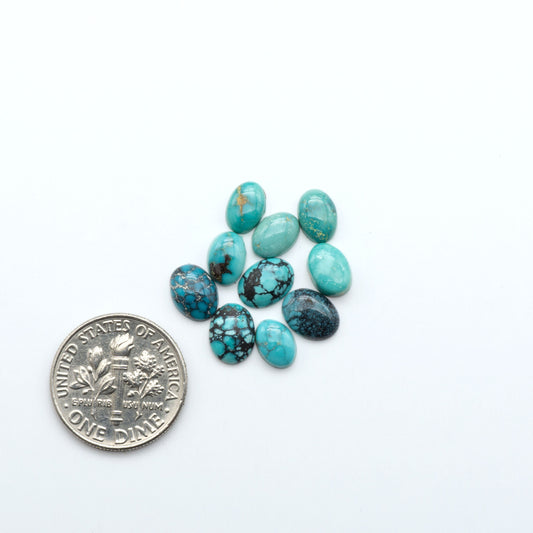 Hubei Cloud Mtn Turquoise is a highly sought-after gemstone known for its color and unique matrix patterns. Add a touch of elegance to your jewelry collection.