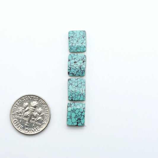 Hubei Cloud Mtn Turquoise is a highly sought-after gemstone known for its color and unique matrix patterns. Add a touch of elegance to your jewelry collection.