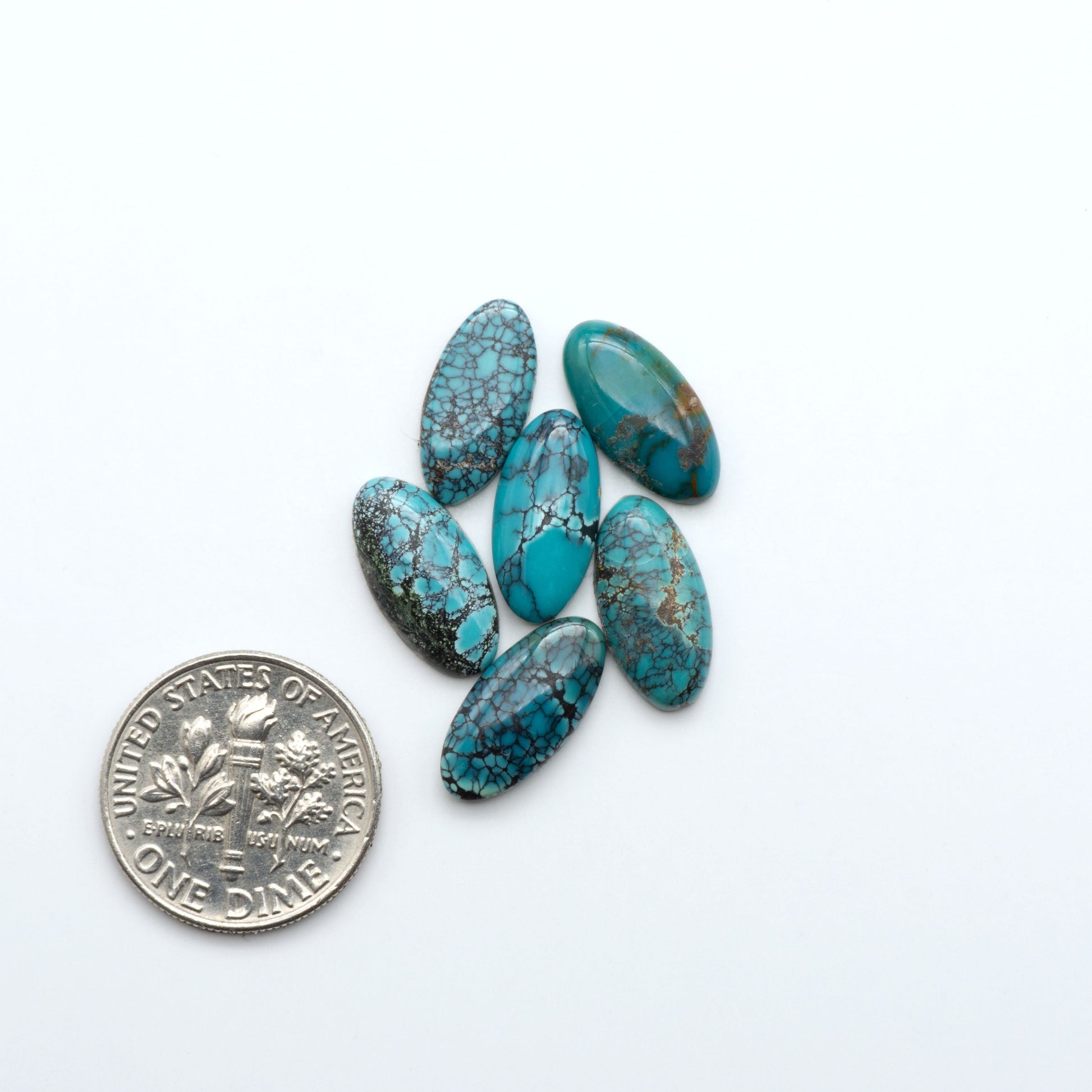 Hubei Cloud Mtn Turquoise is a highly sought-after gemstone known for its color and unique matrix patterns. Add a touch of elegance to your jewelry collection.